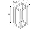 LED-Wandleuchte SLV QUADRULO LED WL 8W 270lm 3000K Aluminium anthrazit