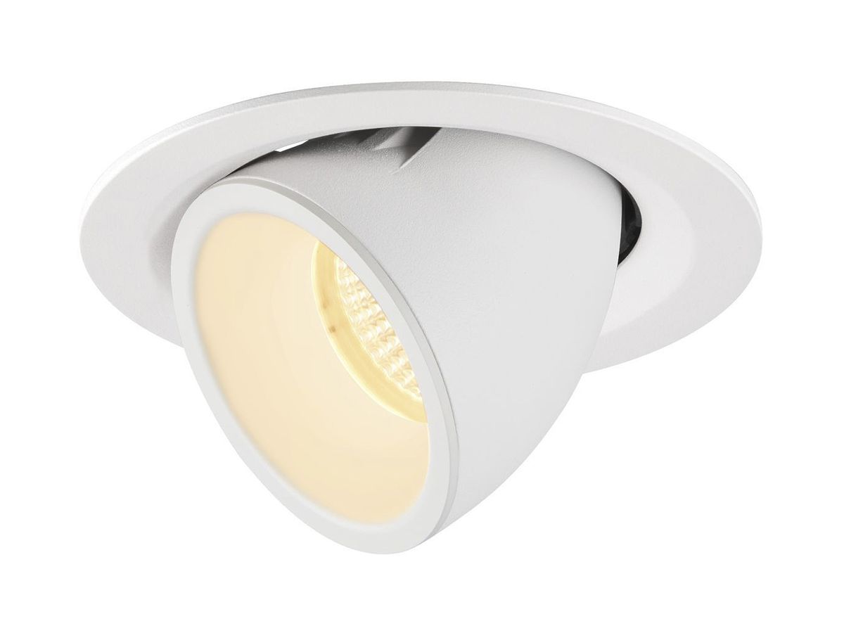 EB-LED-Downlight SLV NUMINOS GIMBLE M, 17.5W 500mA 1600lm 3000K 40° ws