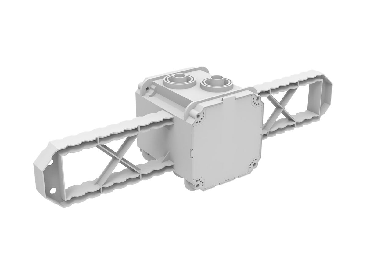 UP-Einlasskasten Spotbox UP1, 1×1, Flügeldose, grau