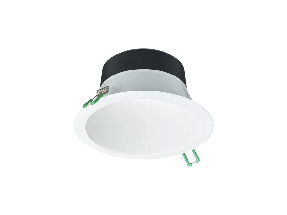 LED-Downlight Philips CoreLine 10.7W 1200lm 830 IP20/IP54 84° DALI Ø162 weiss