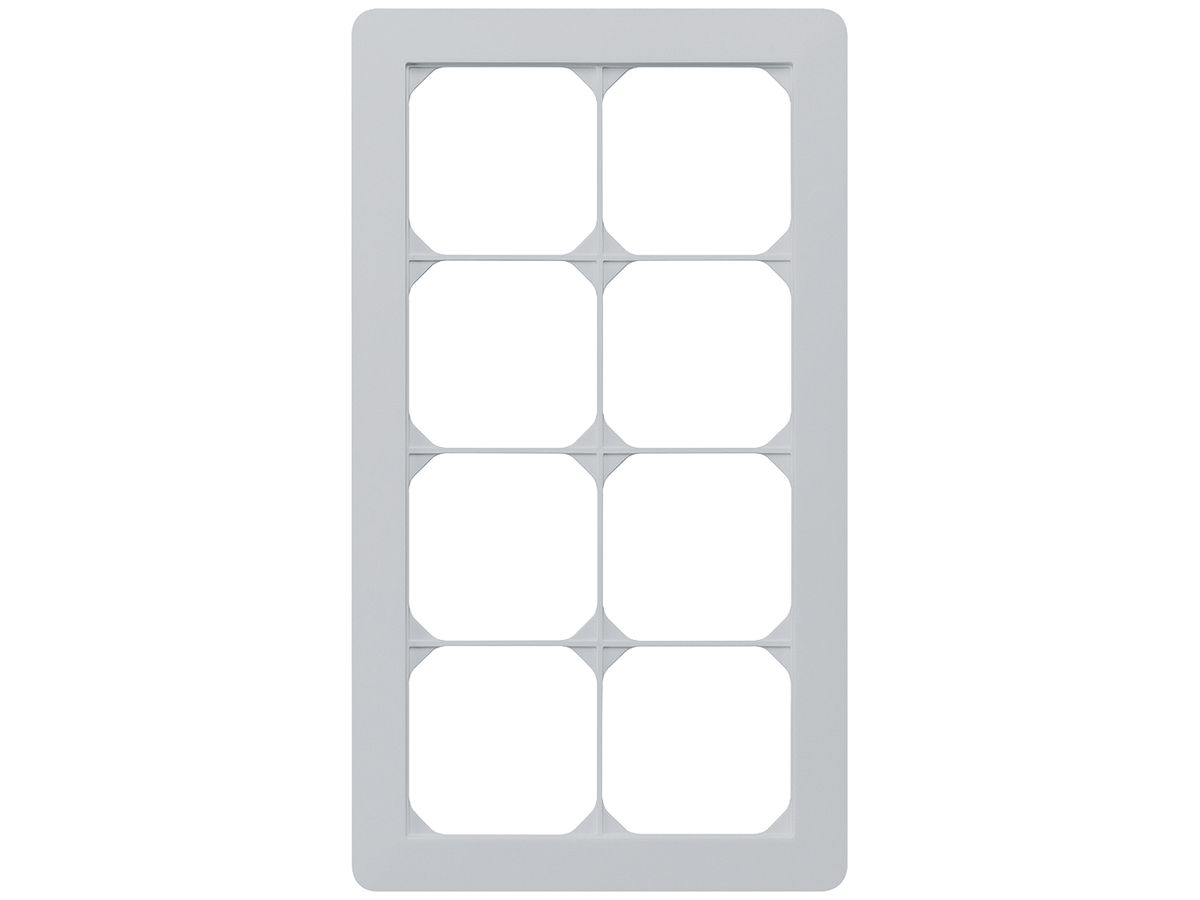 UP-Abdeckrahmen kallysto.trend 4×2 hellgrau 154×274mm