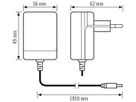 Steckernetzteil ESYLUX POWER SUPPLY 12VDC für Notleuchte SLP-2