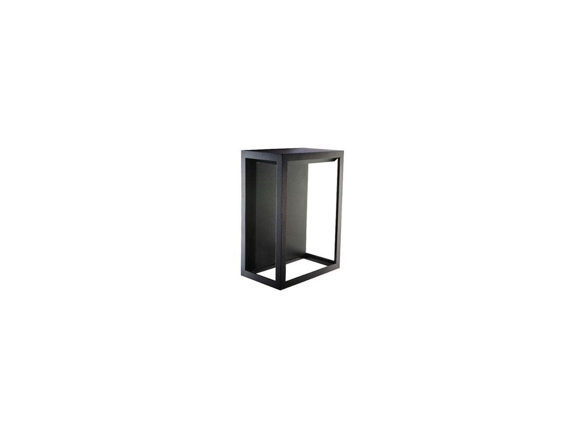 LED-Wandleuchte SG Fagernes 9W 280lm 2700K IP44 DIM 200×125×280mm schwarz