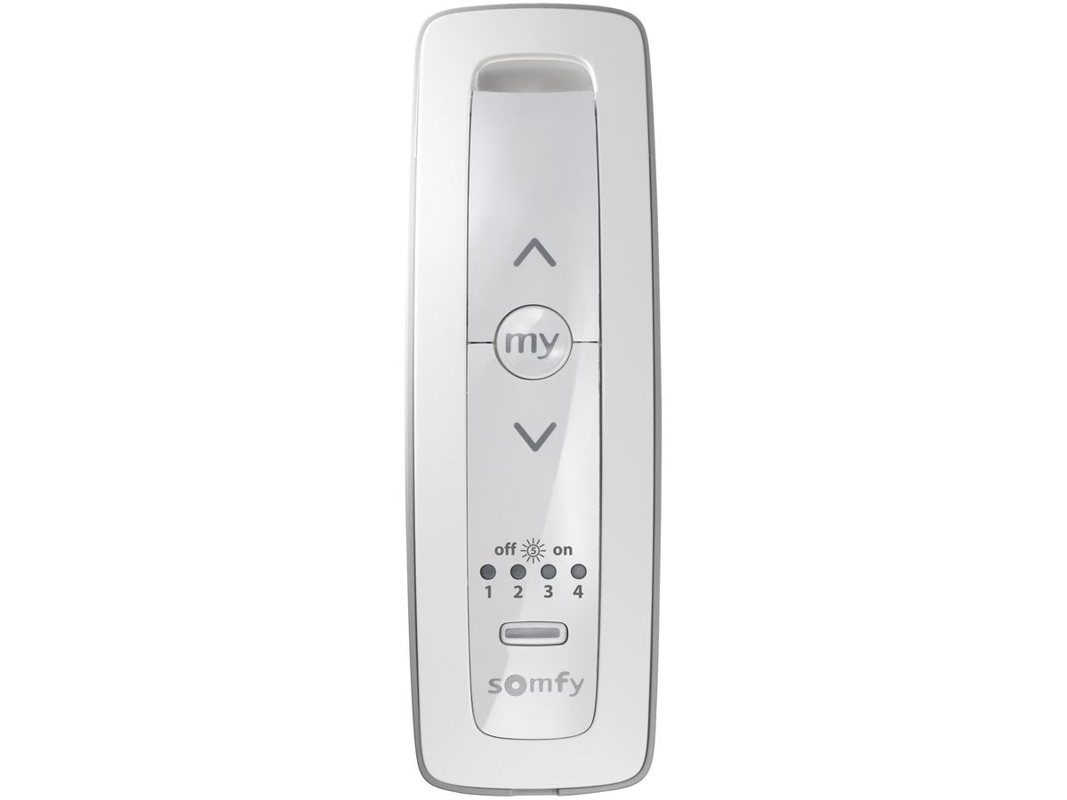 RF-Handsender Somfy SITUO 5 Soliris RTS Pure, 5-Kanal, weiss