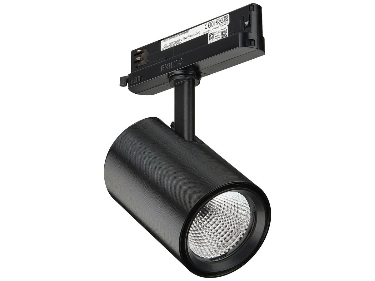 LED-Spot Philips GreenSpace Evo 1×19.6W 2200lm 930 NB AD3PH Ø92 schwarz