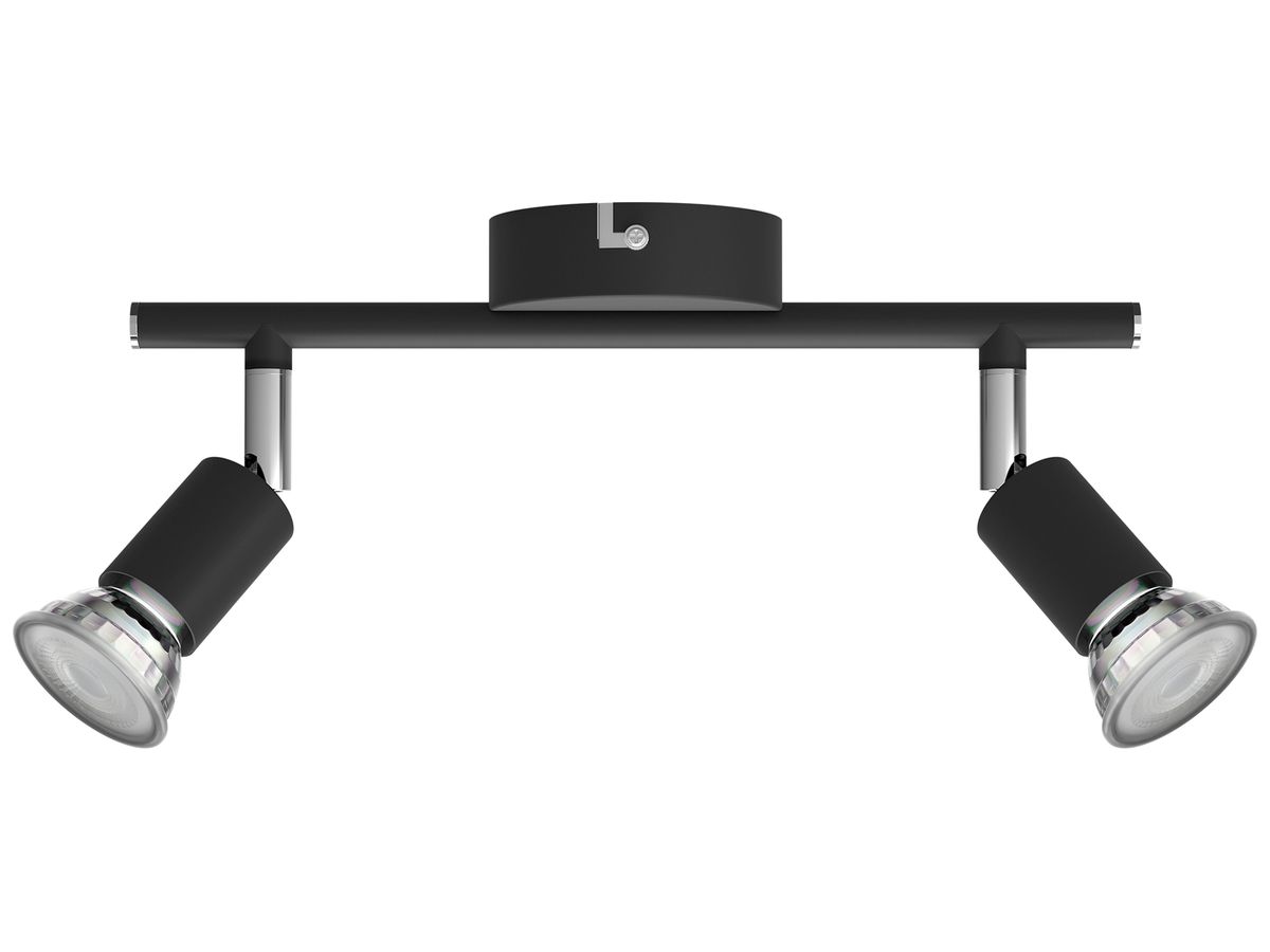 Spot Philips Limbali GU10 2×50W 324×130mm schwarz