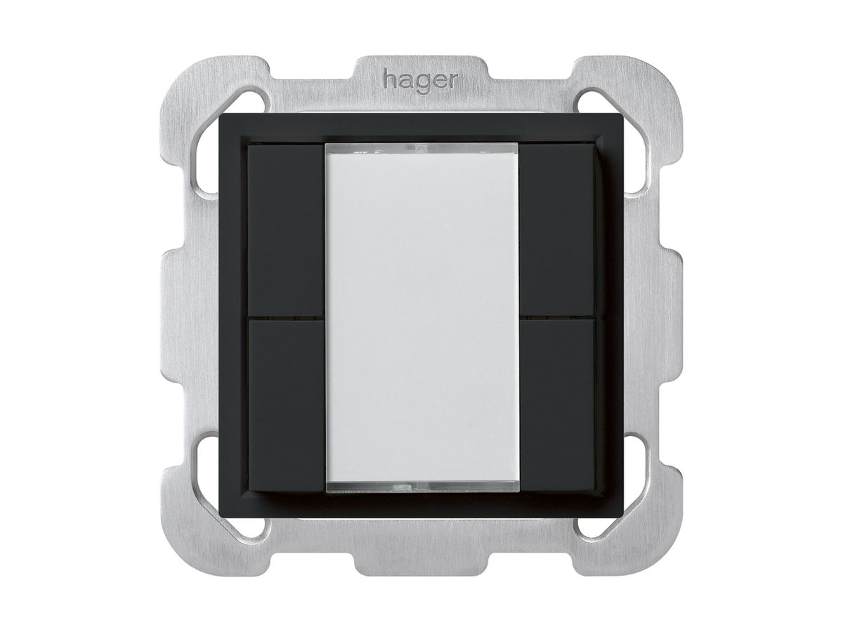 UP-Universaltaster 4×kallysto B mit LED schwarz