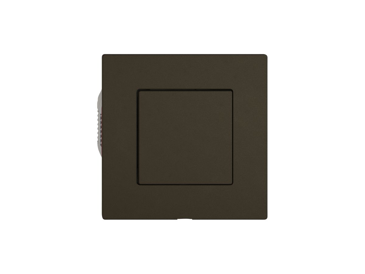 Taster KNX RGB EDIZIO.liv KNX Basic SNAPFIX® 1T 1B LED umbra