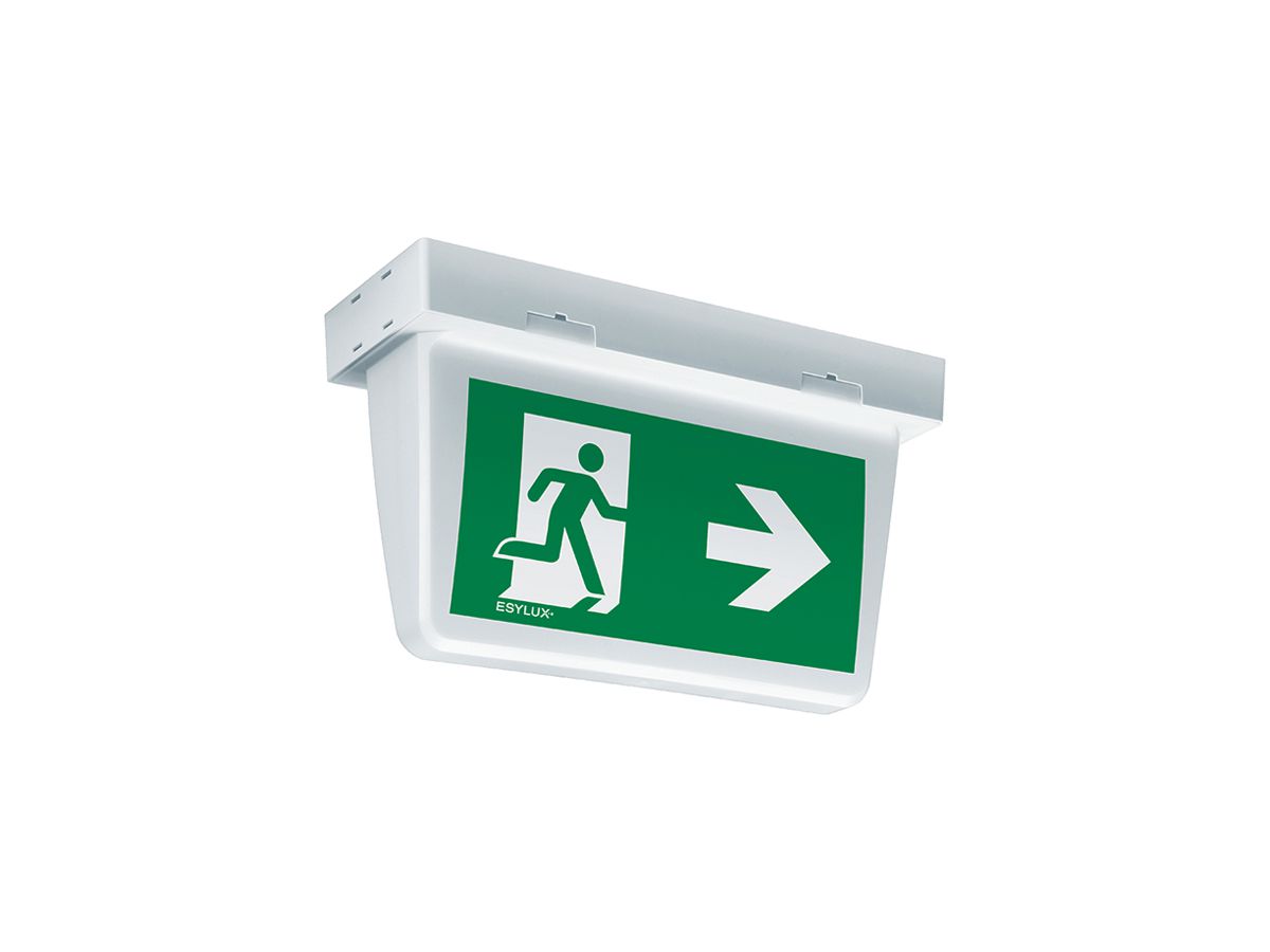 Notleuchte ESYLUX SLX 32 LEDi High Cover 8h, weiss