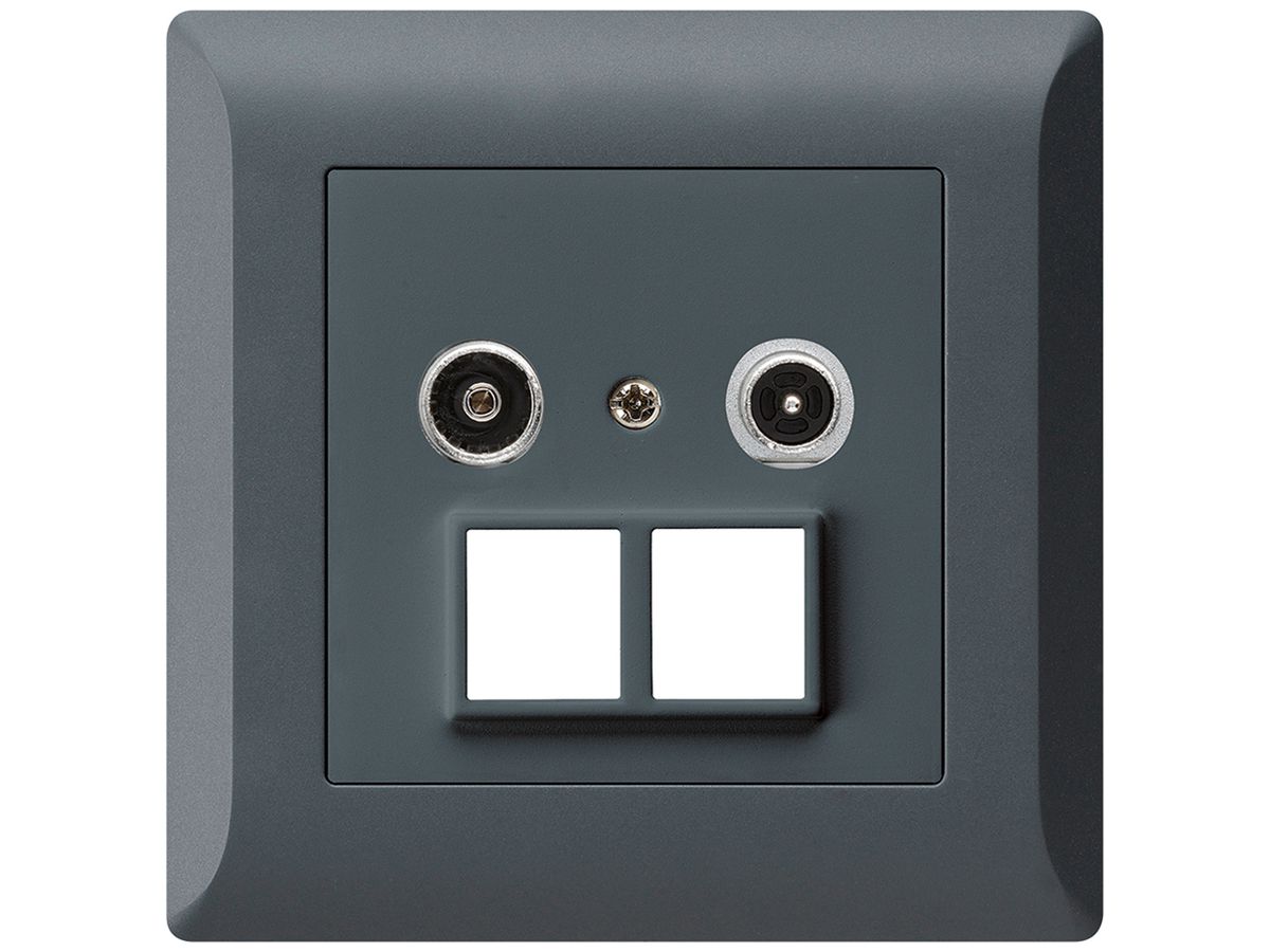 UP-Multimediadose kallysto.line R/TV 23dB 2GHz anthrazit