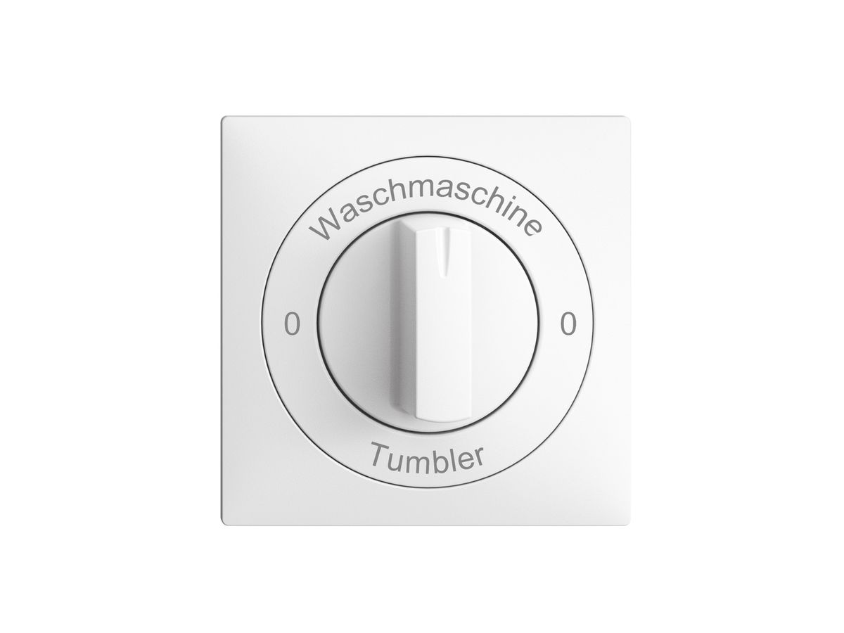 Frontset 0-Waschmaschine-0-Tumbler EDIZIOdue 60×60mm weiss
