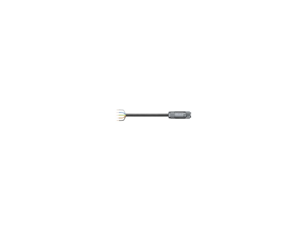 Anschlussleitung Wieland RST16I5KSB- 15 20TB04 2m 5L 1.5mm² türkisblau