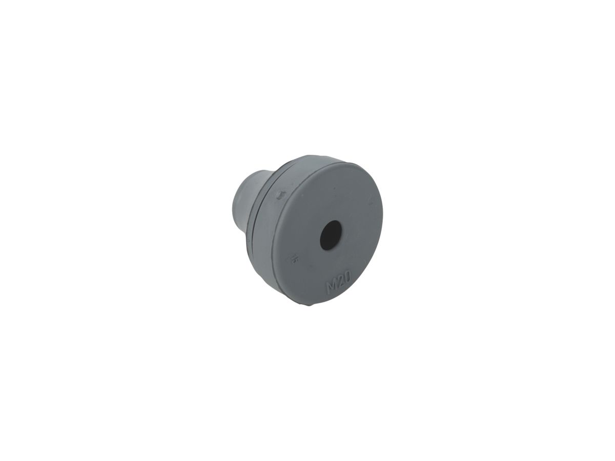 Gummidurchführung M12 grau für Kabel Ø4…7mm Quickseal