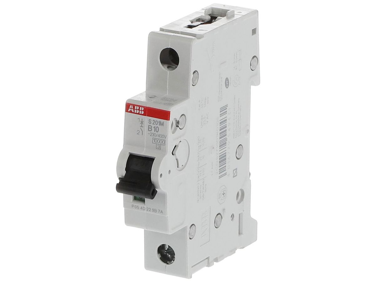 Leitungsschutzschalter ABB S201M-B10 10A B 10kA