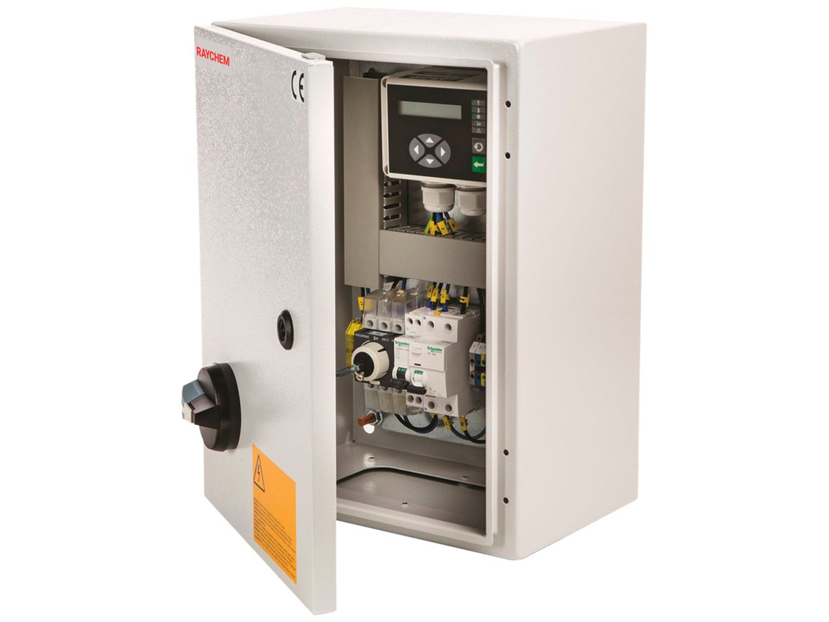 Schaltschrank nVent für Warmwasser-Temperaturhaltesystem (1×C 16A/30mA)