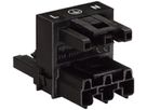 H-Verteiler WAGO 3L St/Bu schwarz