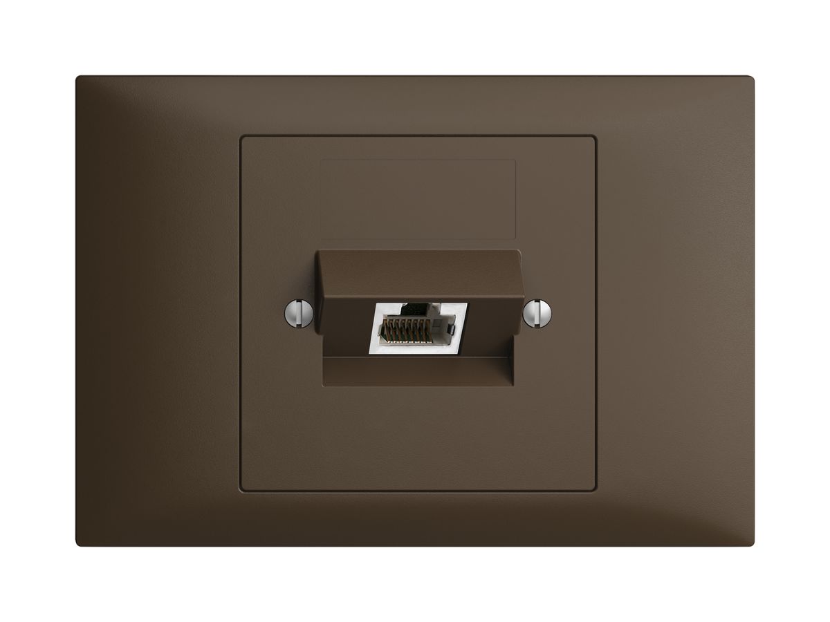 EB-Dose 1×RJ45/s 4P ITplus EDIZIOdue coffee
