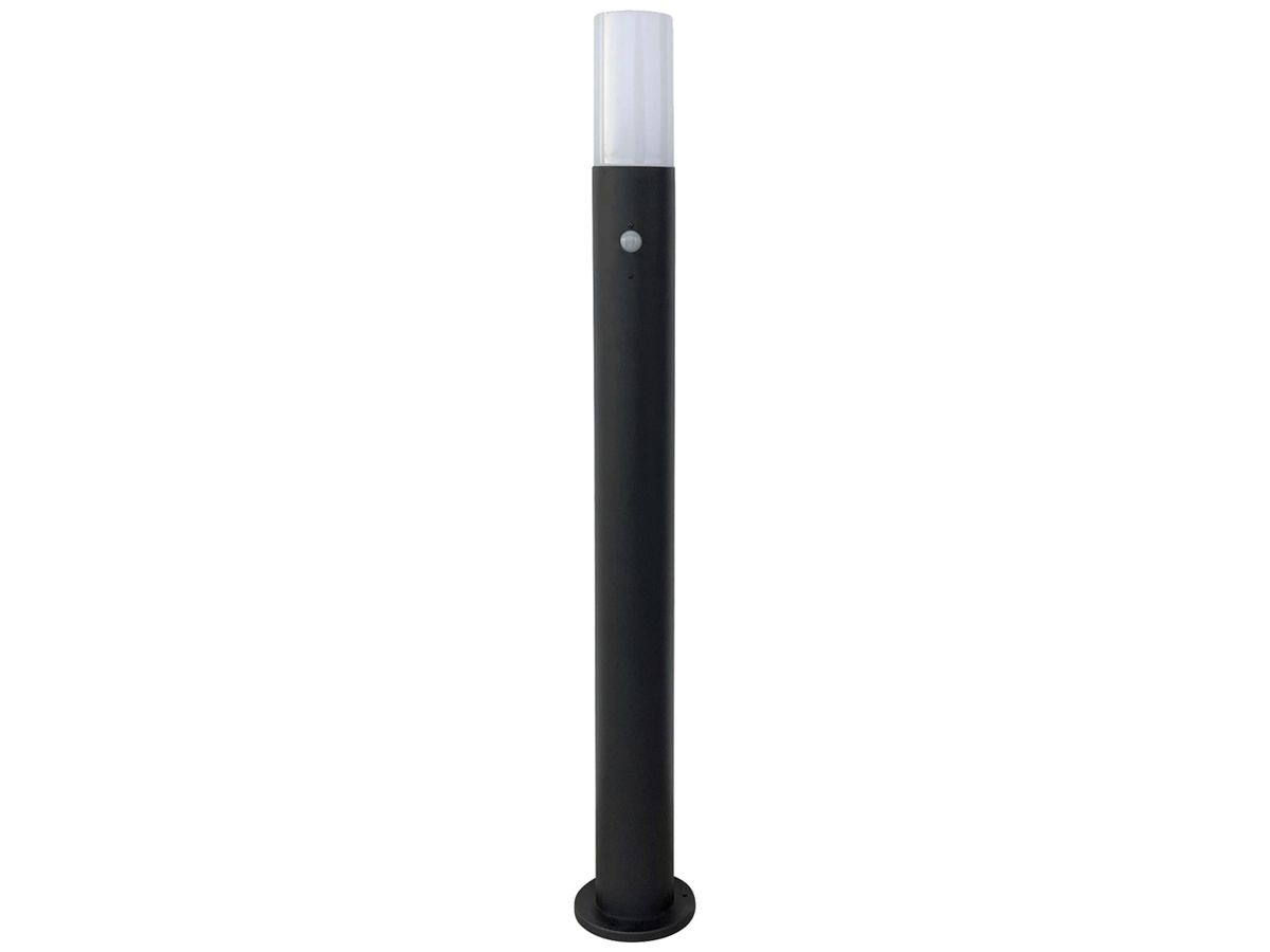 LED-Wegeleuchte Z-Licht PLSK HF 12W 900lm 3000K IP54 Ø140×1000mm schwarz