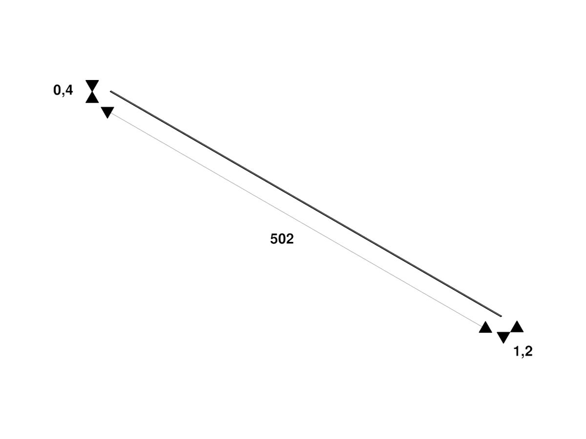 LED-Lichtband SLV GRAZIA IP FLEXSTRIP 24V 44W 3000K 120° 5020mm