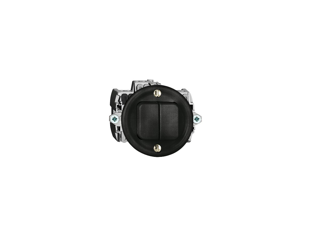 Druckschalter/-taster Feller STANDARD A-R+3/1L schwarz FH