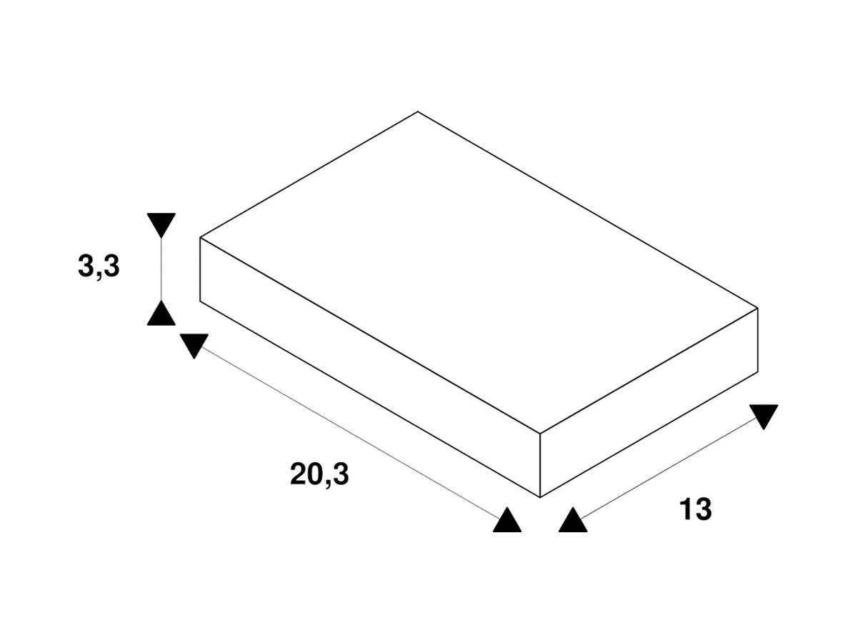 T-Verbinder SLV S-TRACK DALI 5-polig Erdung aussen rechts schwarz