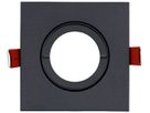EB-Spot Sylvania Inset Trend 75 1×GU10 IP20/44 95×95mm schwarz Indoor