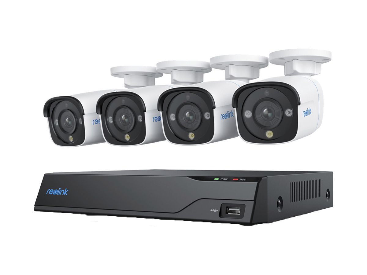 Videoüberwachungssystem Reolink NVS8-8MB4 4×Kameras 8MP PoE 12000GB