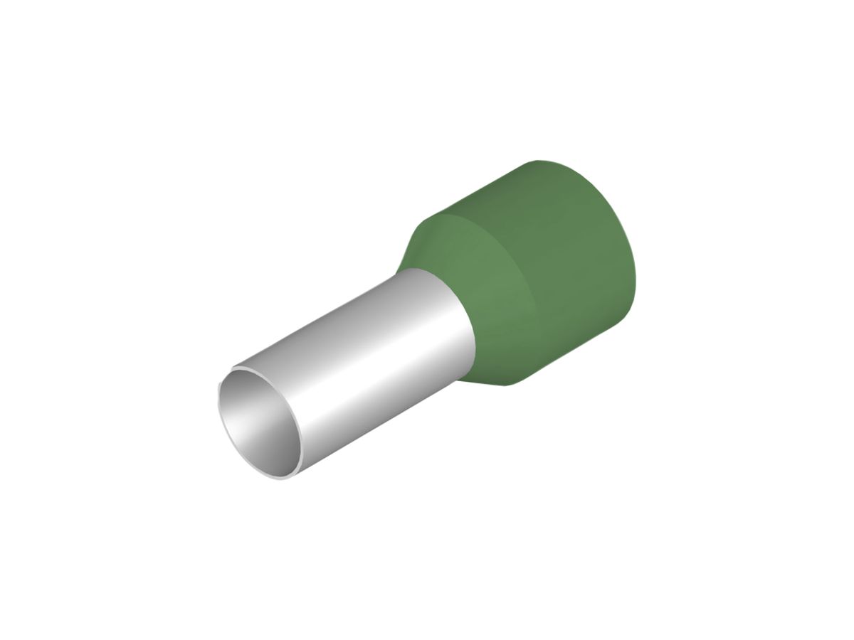 Aderendhülse Weidmüller H isoliert 16mm² 12mm grün, lose