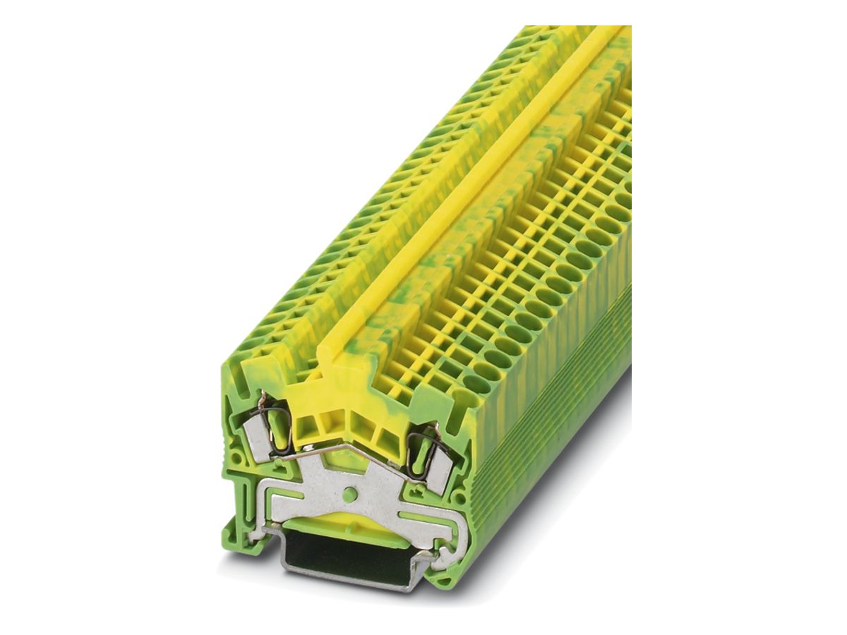 Durchgangsreihenklemme 0.08…4mm² grün-gelb, STS 2.5-PE