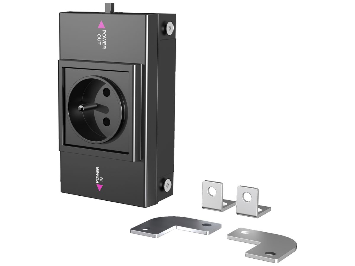 Steckdosenleiste Rittal SZ 2500.712 für LED-Systemleuchte 240VAC 1×CEE7/5