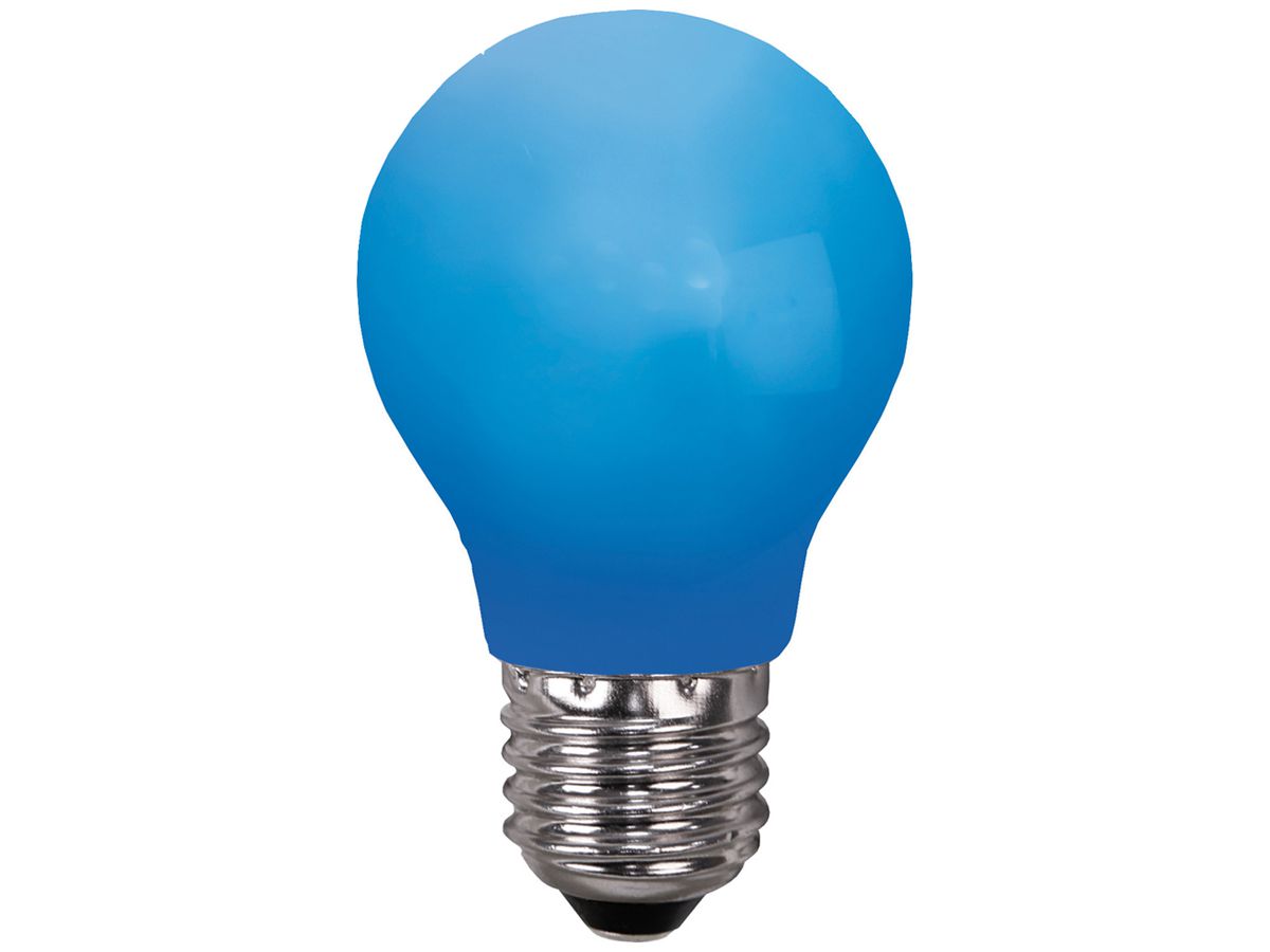 LED-Lampe M. Schönenberger E27 0.9W 6lm 96mm A55 opal blau