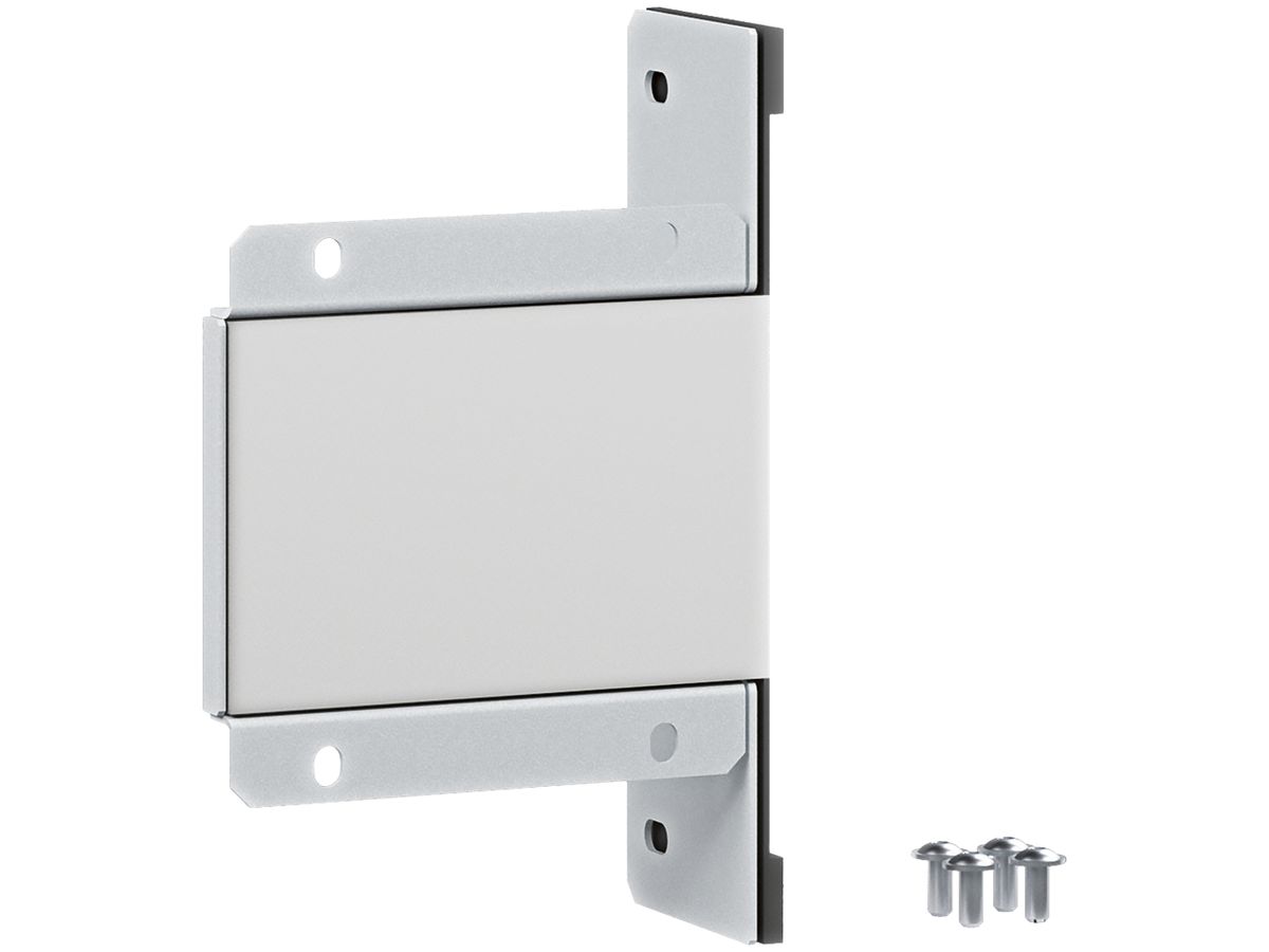 Wandanschlussstück 4 Seite tehalit FWK-Plus 60×60mm verkehrsweiss