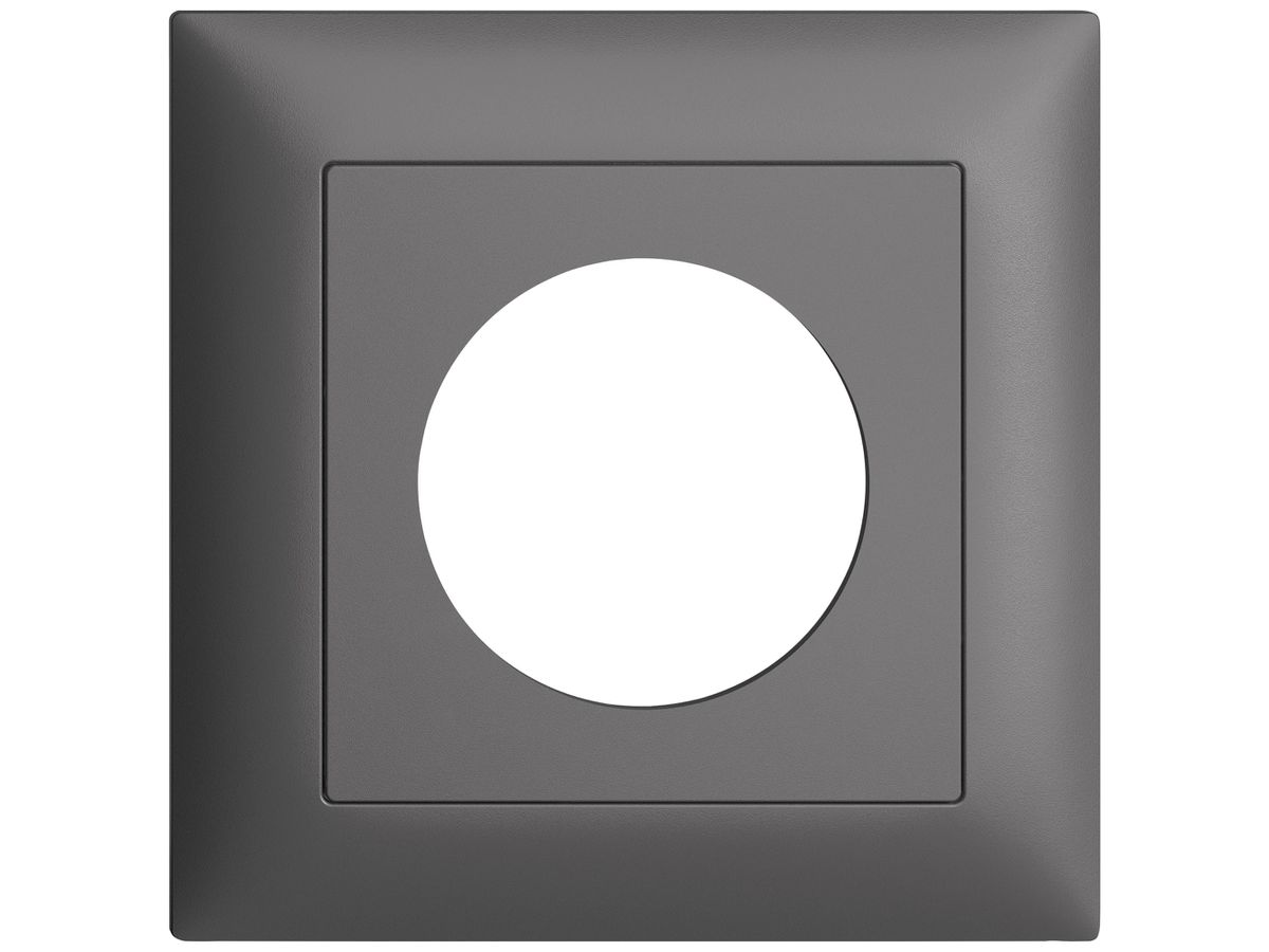 UP-Abdeckset EDIZIOdue Thermostat 88×88×7mm dunkelgrau IP20