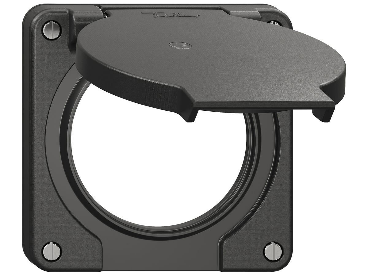 Deckel NEVO SNAPFIX® Ø60mm 2×Steckdose sz IP21