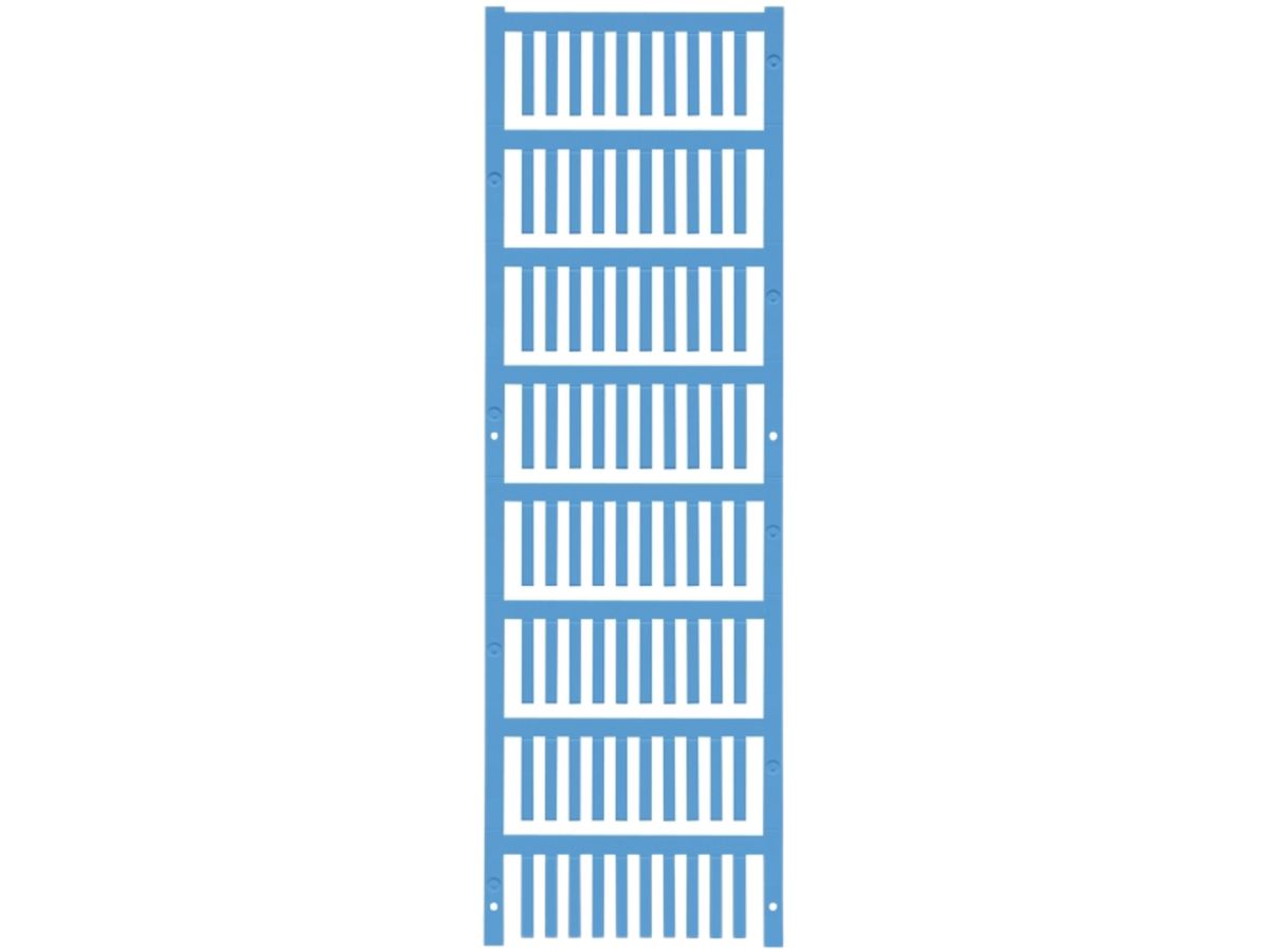 Leitermarkierer Weidmüller MultiCard VT SF für Ø1.2…1.6mm 21×3.2mm PA66 blau