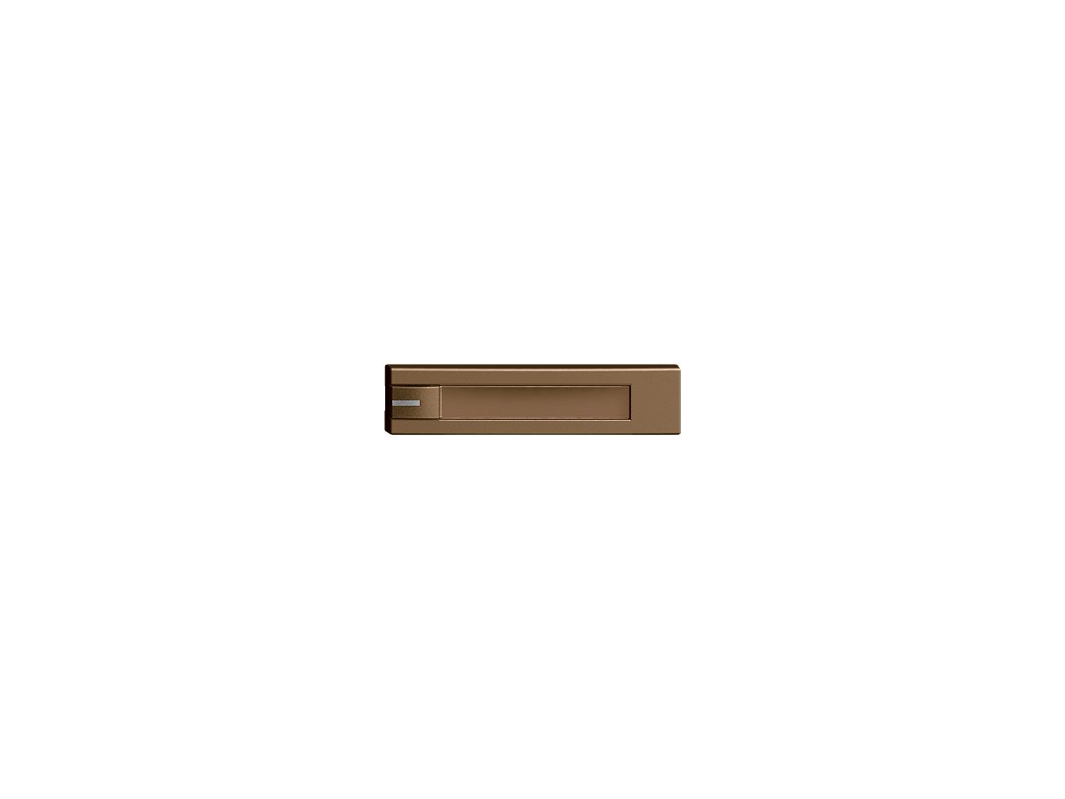 Taste 1/4 KNX/UNI-Taster mit LED & Papiereinlage EDIZIOdue Bedienung 1×coffee