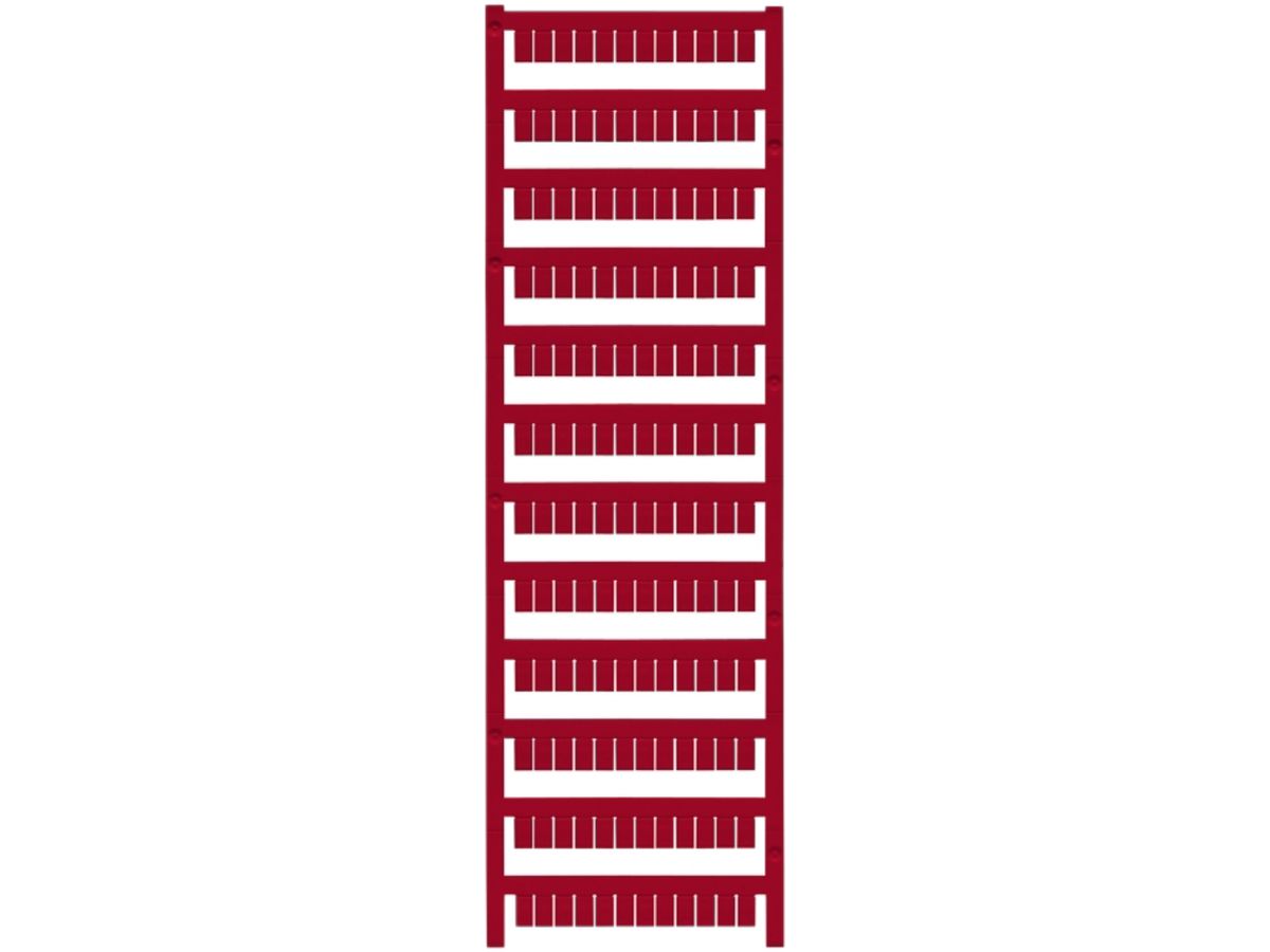 Klemmenmarkierer Weidmüller MultiCard WS 8×5mm PA66 rot