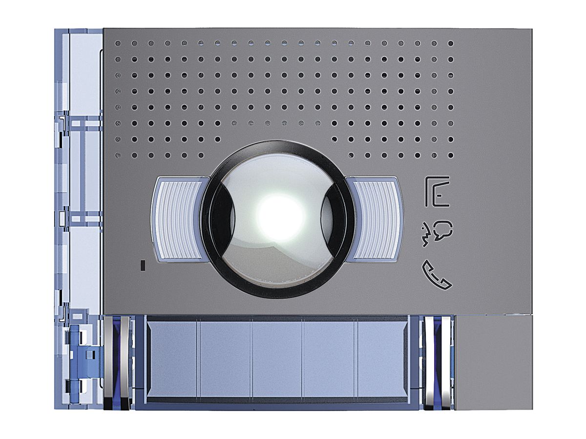Frontblende für Tür-Lautsprecher/Kamera-Modul 96° Sfera 2 Ruftasten graphitgrau