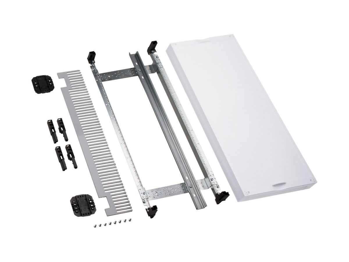 Baustein Hager univers N 600×250mm für Reihenklemmen senkrecht