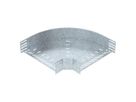 Bogen BET RB 90° 110×400mm Stahl feuerverzinkt
