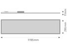 LED-Panelleuchte LEDVANCE BIOLUX 1200 40W 4100lm 2700…6500K DALI weiss
