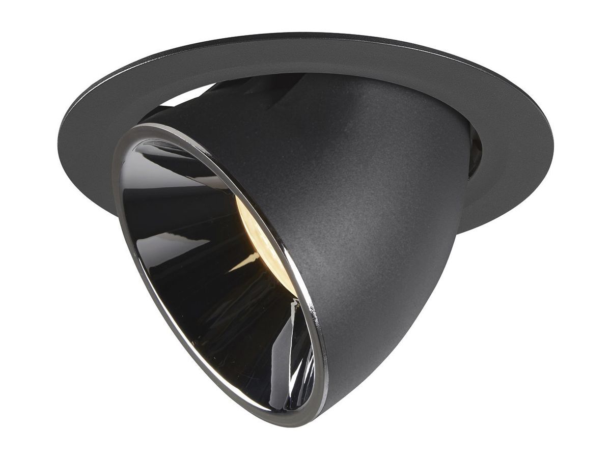 EB-LED-Downlight SLV NUMINOS GIMBLE XL, 37.4W 1050mA 3500lm 3000K 20° sz/chr