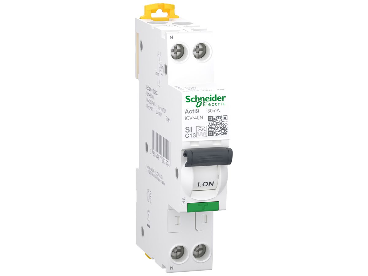 FI/LS-Schalter Clario iC40 2P 230V C 13A 0.03A F 1TE 6kA