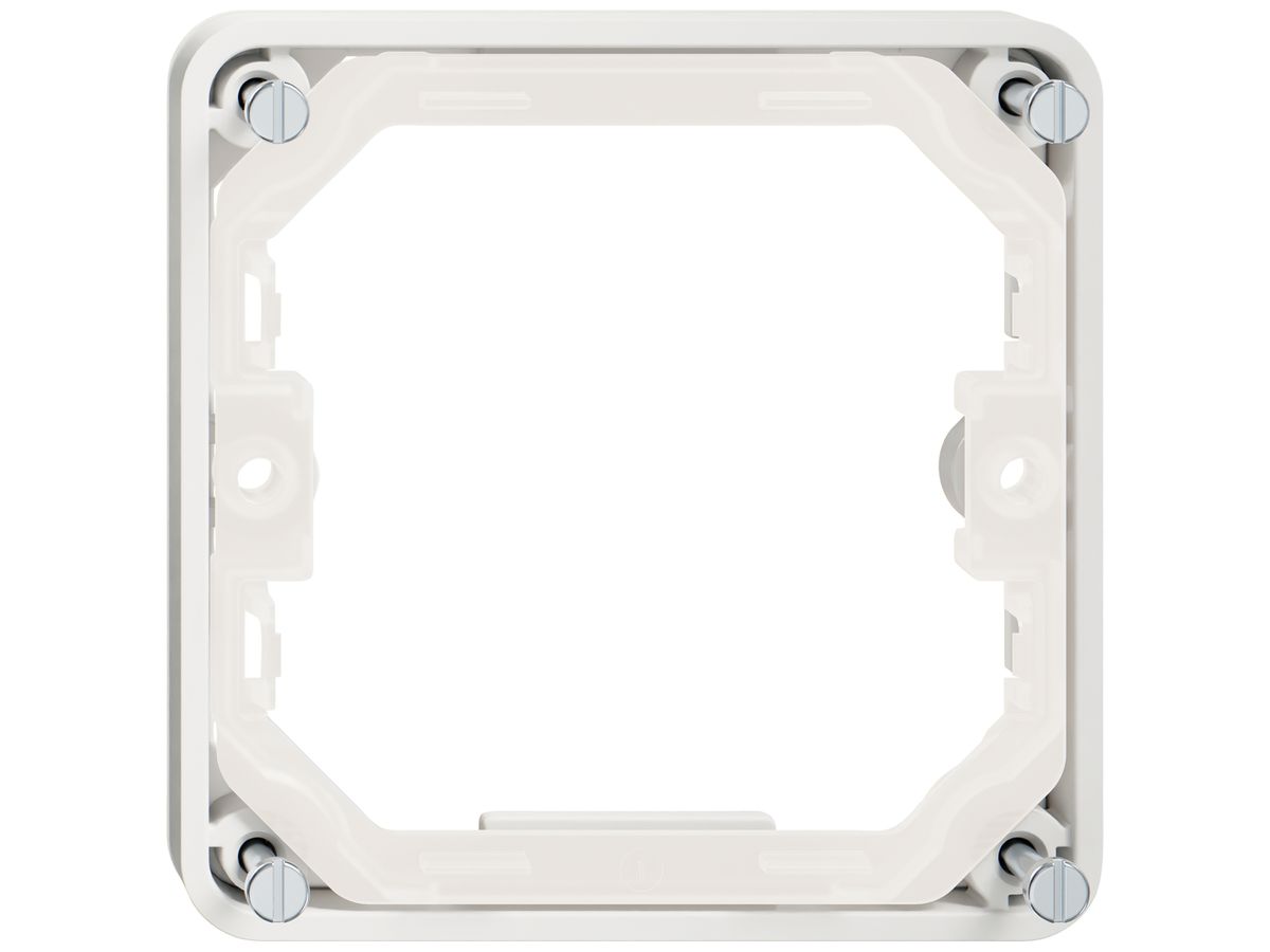 Aufsatzrahmen Feller NEVO SNAPFIX® 87×87×8.5mm weiss