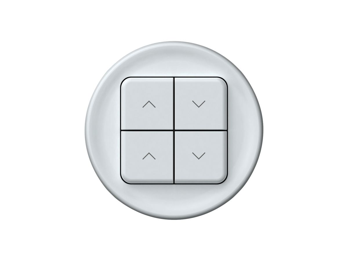 Frontset origin Schutzabdeckung für KNX-Storentaster 4× weiss