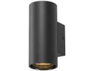 Wandleuchte SLV ASTO TUBE GU10 1×10W Ø70×155mm schwarz