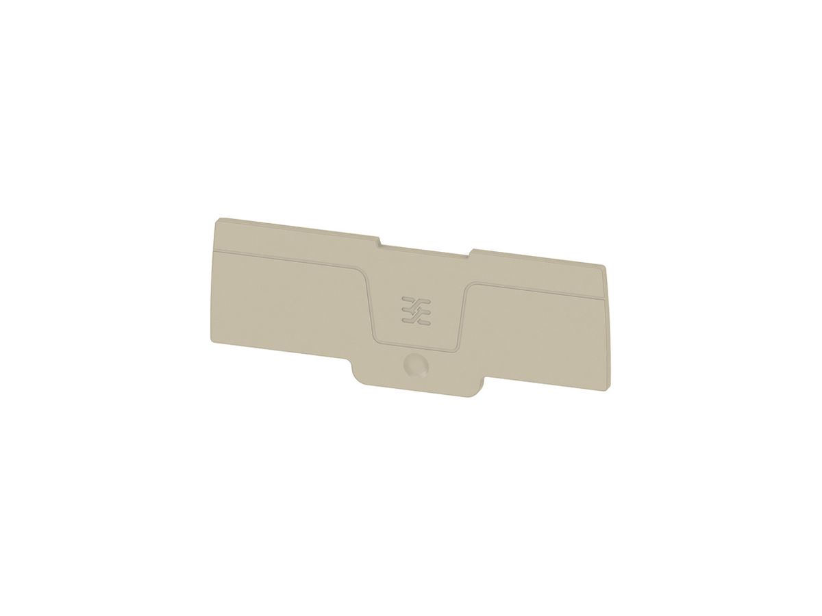 Abschlussplatte Weidmüller SEP 4C 4mm² 2mm V0 beige