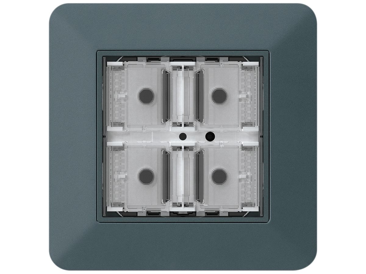 UP-Taster KNX KTR f.4×Tasten 4×Betätigungspunkte LED anthrazit