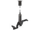 Seilabhängung SLV 48V TRACK Stahl schwarz