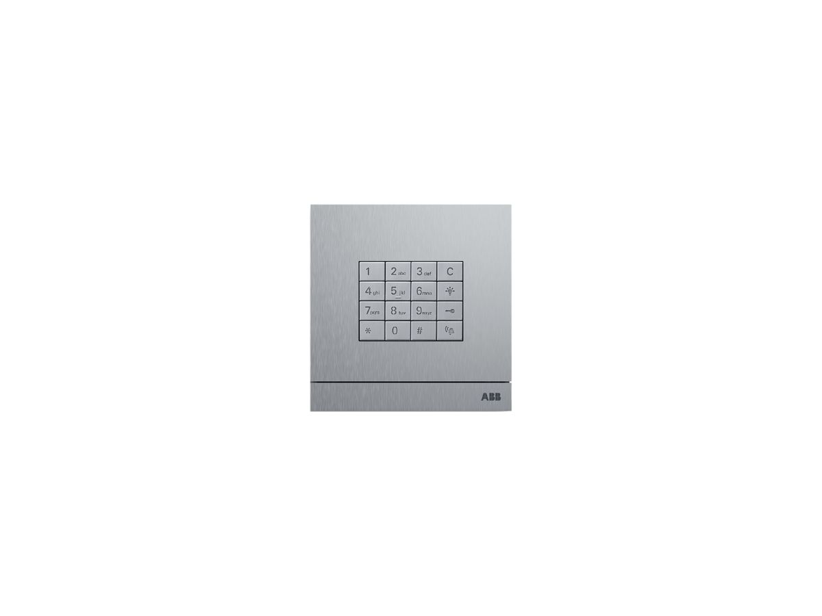 Aussenstation ABB-Welcome mit Tastatur-Modul, edelstahl